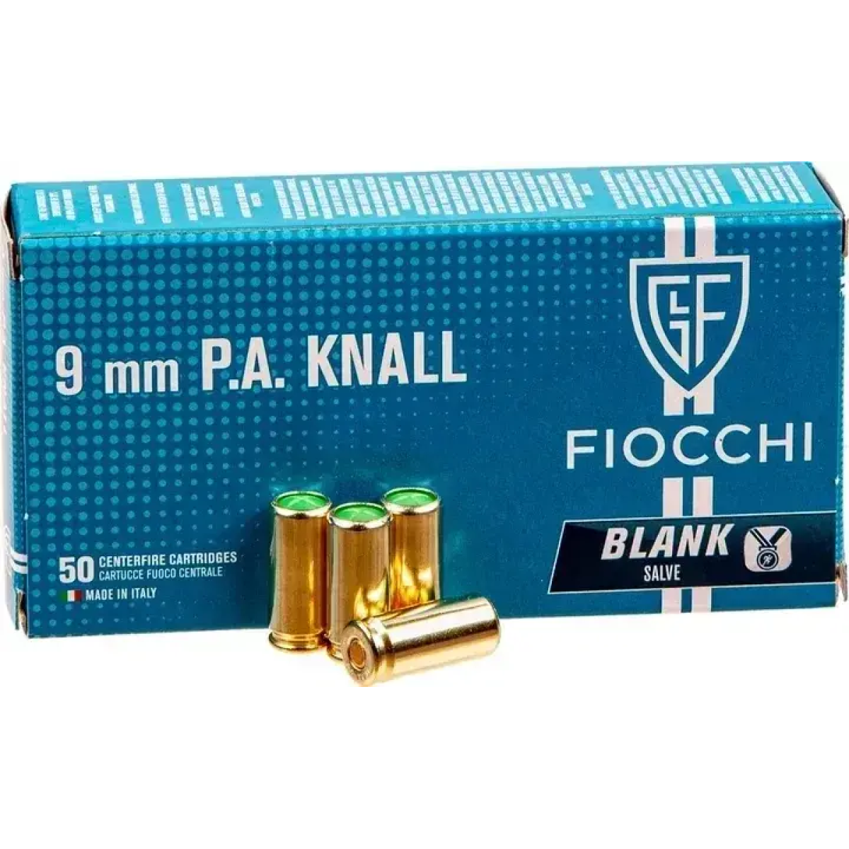 Набої холості Fiocchi 9 мм Р.А. (50 шт)